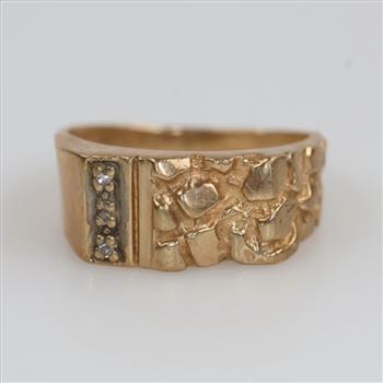 10kt Gold Diamond Ring