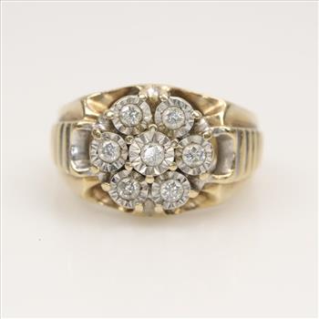 10kt Gold Diamond Ring