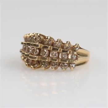 10kt Gold Diamond Ring