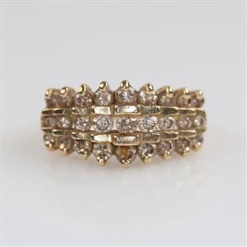 10kt Gold Diamond Ring