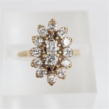10kt Gold Diamond Ring