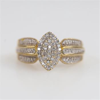 10kt Gold Diamond Ring