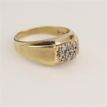 10kt Gold Diamond Ring