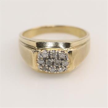 10kt Gold Diamond Ring