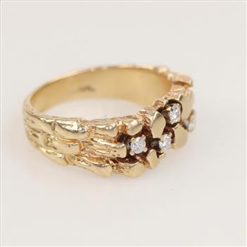 10kt Gold Diamond Ring