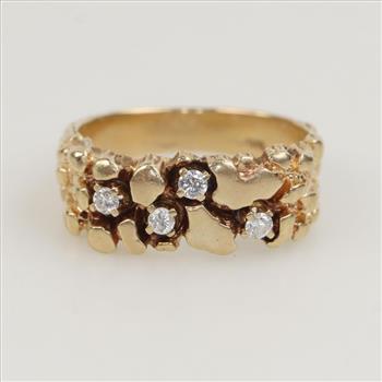 10kt Gold Diamond Ring