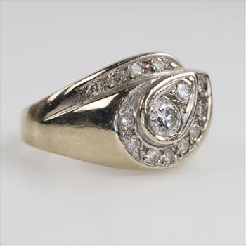 10kt Gold Diamond Ring