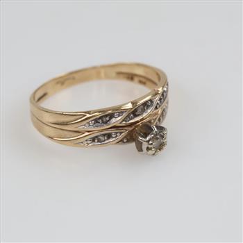 10kt Gold Diamond Ring