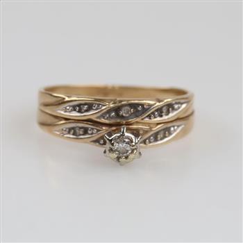 10kt Gold Diamond Ring