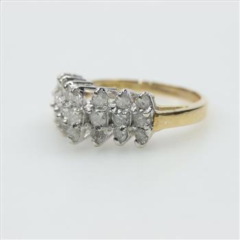 10kt Gold Diamond Ring