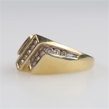 10kt Gold Diamond Ring