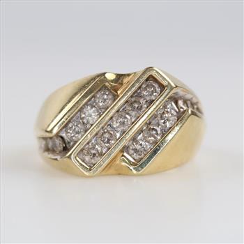 10kt Gold Diamond Ring