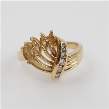 10kt Gold Diamond Ring
