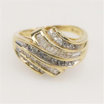 10kt Gold Diamond Ring