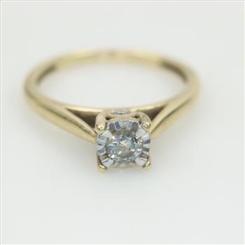 10kt Gold Diamond Ring