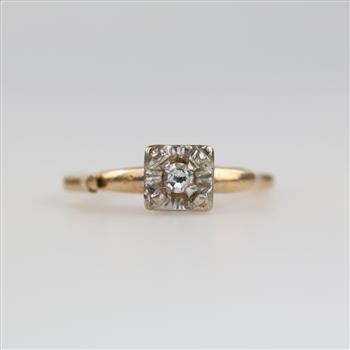 10kt Gold Diamond Ring