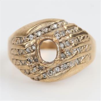 10kt Gold Diamond Ring