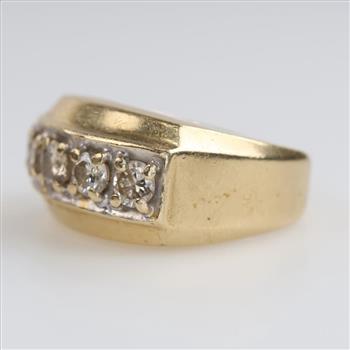 10kt Gold Diamond Ring