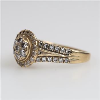 10kt Gold Diamond Ring