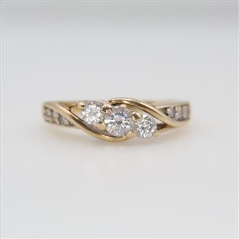 10kt Gold Diamond Ring