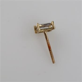 10kt Gold Diamond Single Earring
