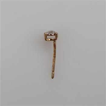 10kt Gold Diamond Stud Earring