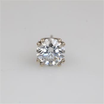 10kt Gold Diamond Stud Earring