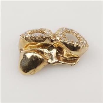 10kt Gold Diamond Teeth Caps