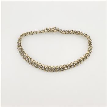 10kt Gold Diamond Tennis Bracelet