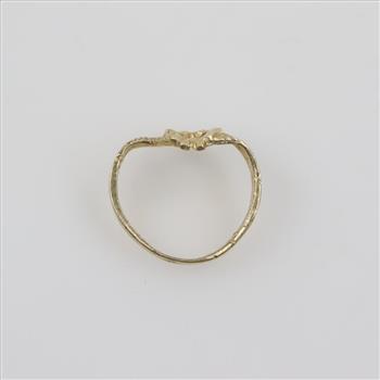 10kt Gold Dollar Sign Ring
