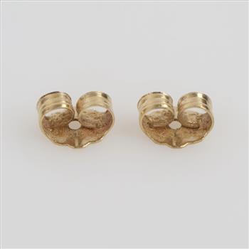 10kt Gold Earring Back, 2 Pieces
