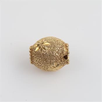 10kt Gold Engraved Pendant
