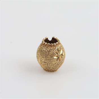 10kt Gold Engraved Pendant
