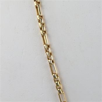 10kt Gold Fancy Link Necklace