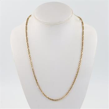 10kt Gold Fancy Link Necklace