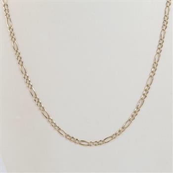 10kt Gold Figao Link Necklace