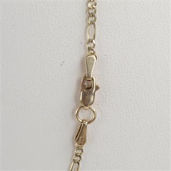 10kt Gold Figaro Chain Necklace