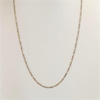 10kt Gold Figaro Chain Necklace