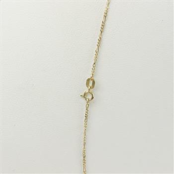10kt Gold Figaro Chain Necklace