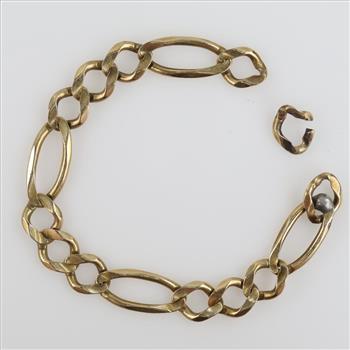 10kt Gold Figaro Link Chain