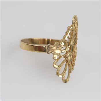 10kt Gold Filigree Ring