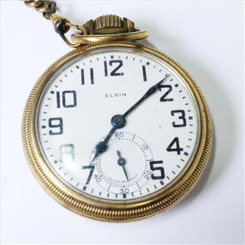 10kt Gold Filled Elgin Pocket Watch