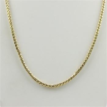 10kt Gold Foxtail Chain Necklace