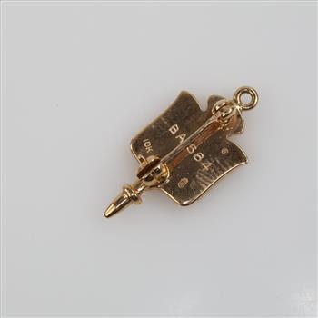 10kt Gold Fraternity Lapel Pin