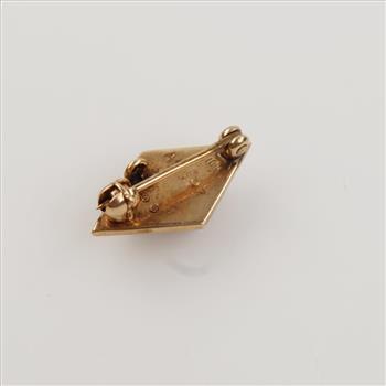 10kt Gold Greek Letters Lapel Pin