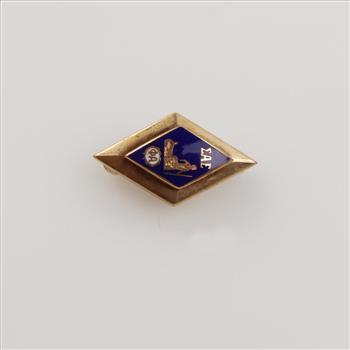 10kt Gold Greek Letters Lapel Pin