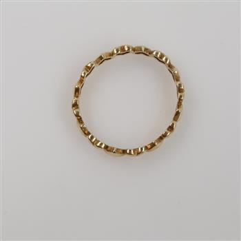 10kt Gold Heart Band