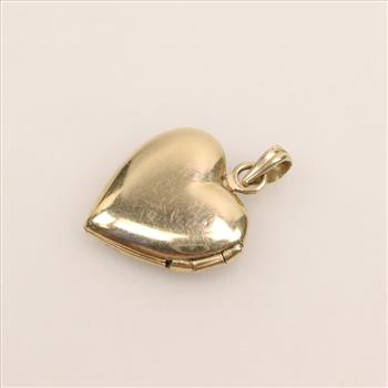 10kt Gold Heart Locket