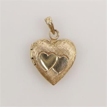 10kt Gold Heart Locket