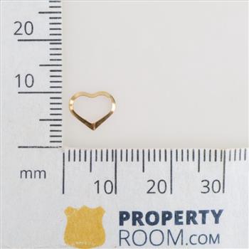 10kt Gold Heart Pendant